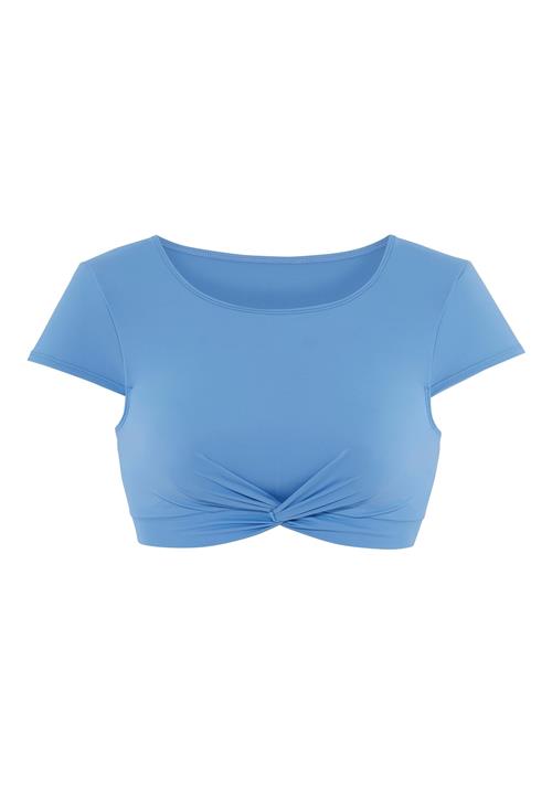 LASCANA ACTIVE Sportsbikinioverdel  lyseblå / sort