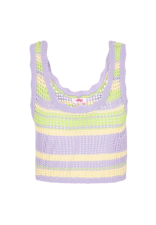 MYMO Sticktop 'Spring Summer'  lysegul / lysegrøn / lilla