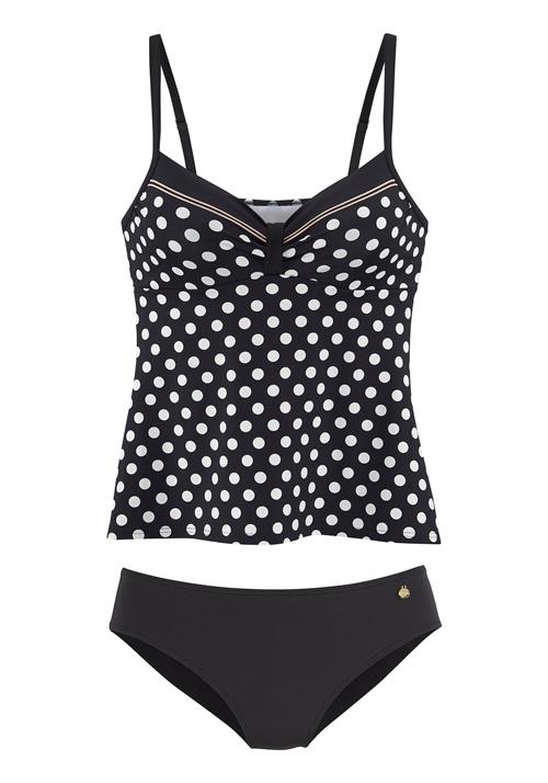 LASCANA Tankini  sort / hvid