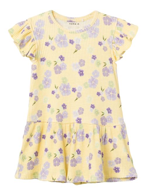 NAME IT Kjole  lyseblå / gul / lysegrøn / lilla
