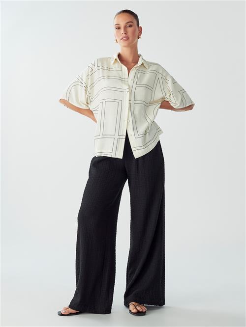 Willa Bluse 'DIANA'  sort / hvid