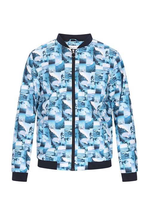 MO Overgangsjakke  blå / marin / dueblå / hvid