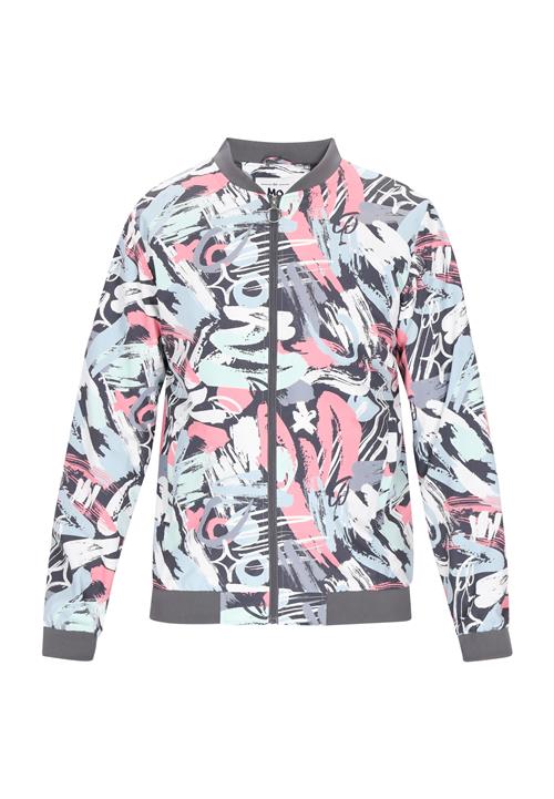 MO Overgangsjakke  aqua / basalgrå / lyserød / hvid