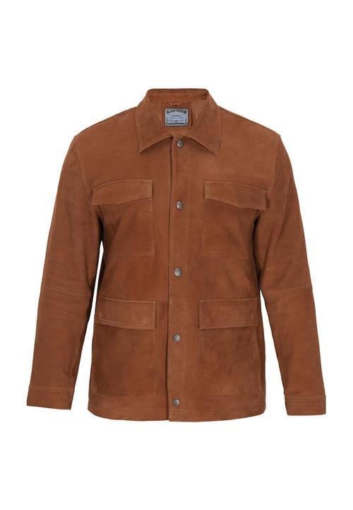 DreiMaster Vintage Overgangsjakke 'Classic Look'  cognac