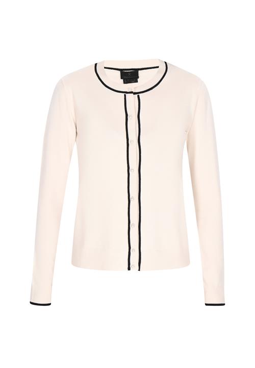 DreiMaster Klassik Cardigan  creme / sort
