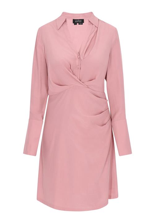 usha BLACK LABEL Kjole 'Fashion Look'  gammelrosa