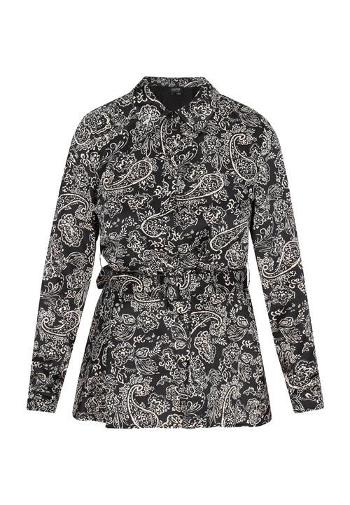 usha BLACK LABEL Bluse  creme / sort