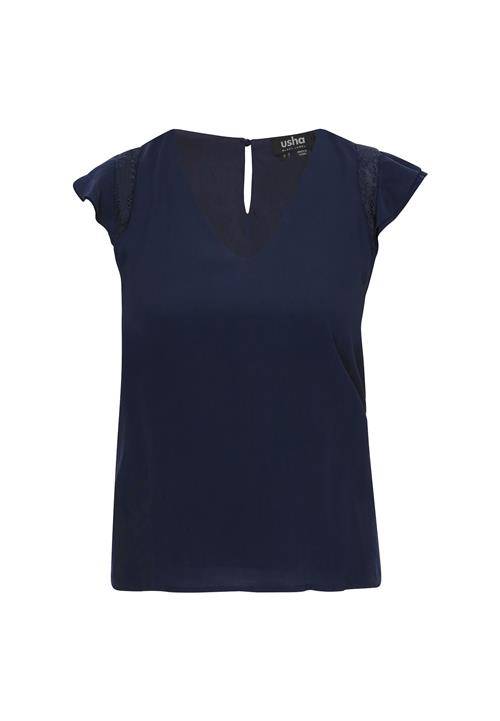 usha BLACK LABEL Bluse 'Fashion Look'  navy