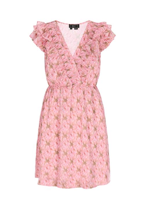 faina Sommerkjole 'Fashion Look'  mørkebeige / lyserød / gammelrosa