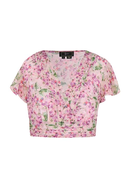 faina Bluse  grøn / lilla / pink