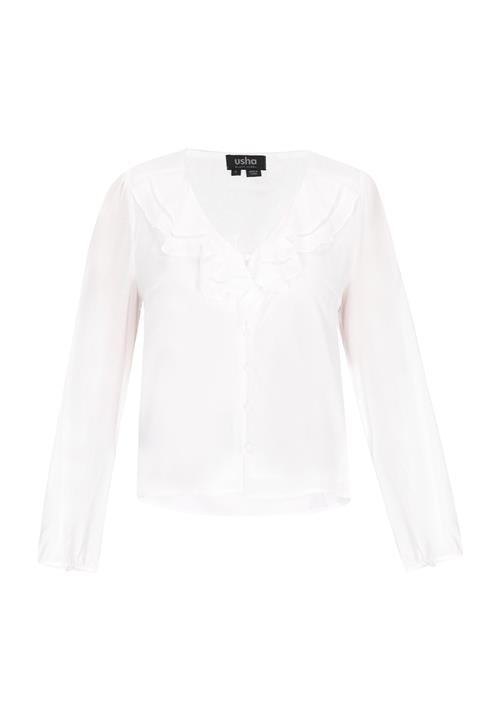 usha BLACK LABEL Bluse  hvid
