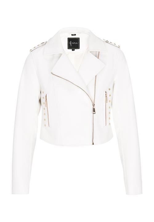 faina Overgangsjakke 'Fashion Look'  hvid