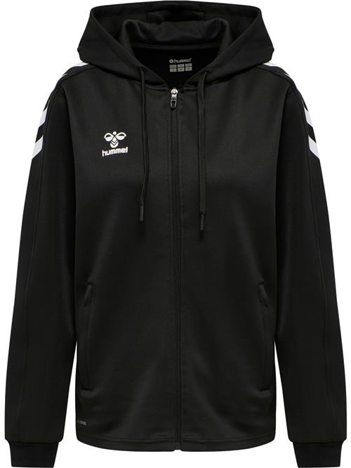 Hummel Sportssweatjakke 'CORE XK POLY'  sort / hvid