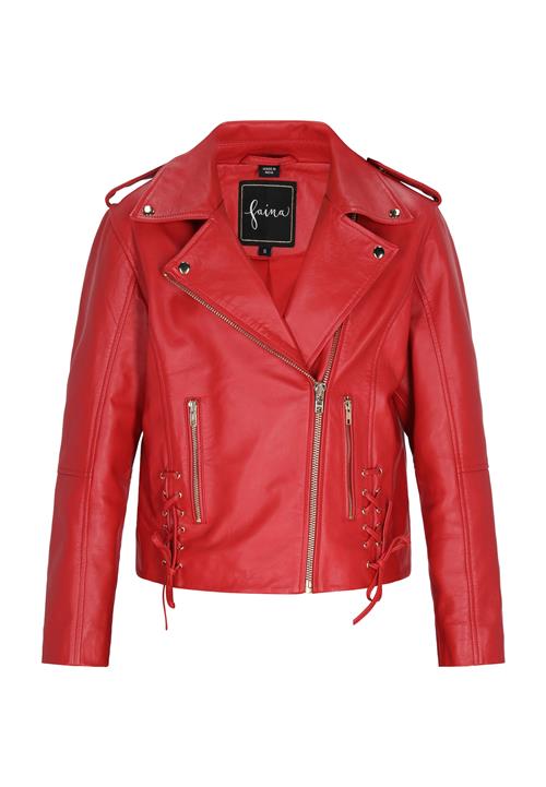 faina Overgangsjakke  rød