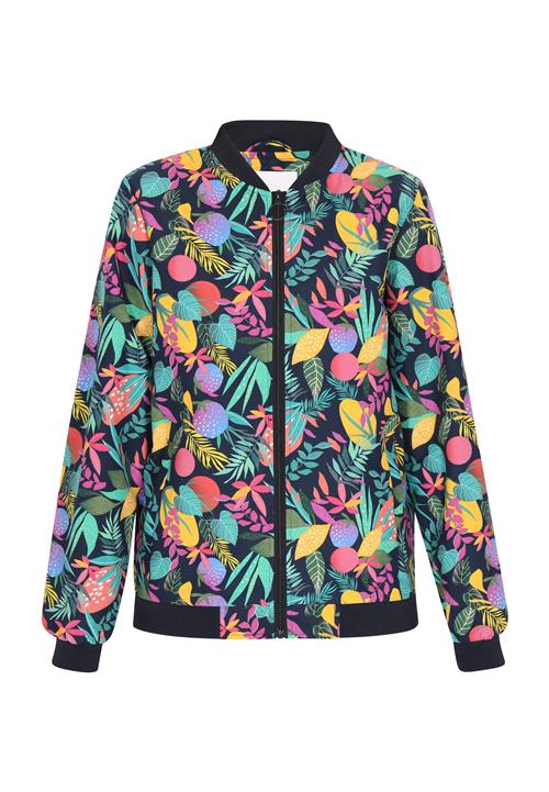 MYMO Overgangsjakke  gul / grøn / pink / sort