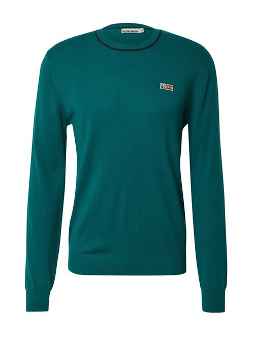 NAPAPIJRI Pullover 'DONORI C 4'  lysebeige / smaragd / rød / sort