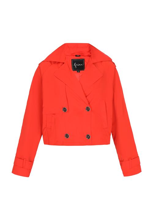 faina Overgangsjakke  rød