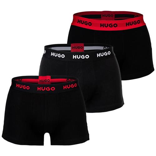 HUGO Boksershorts  rød / sort / hvid