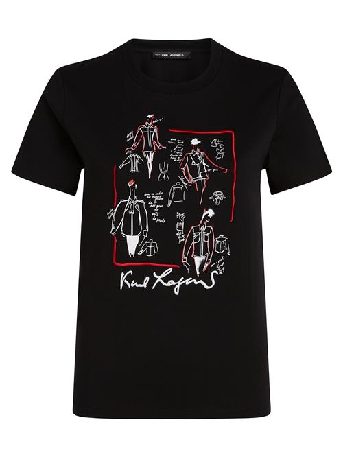 Karl Lagerfeld Shirts  rød / sort / hvid