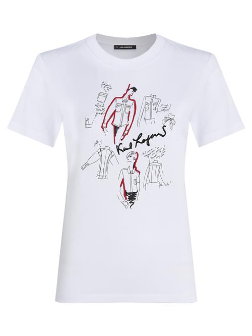 Karl Lagerfeld Shirts 'Karl Series'  rød / sort / hvid