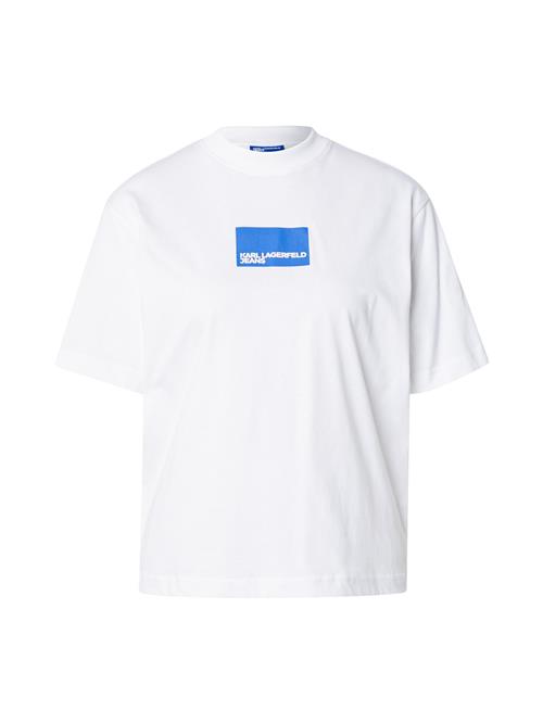 KARL LAGERFELD JEANS Shirts  blå / hvid