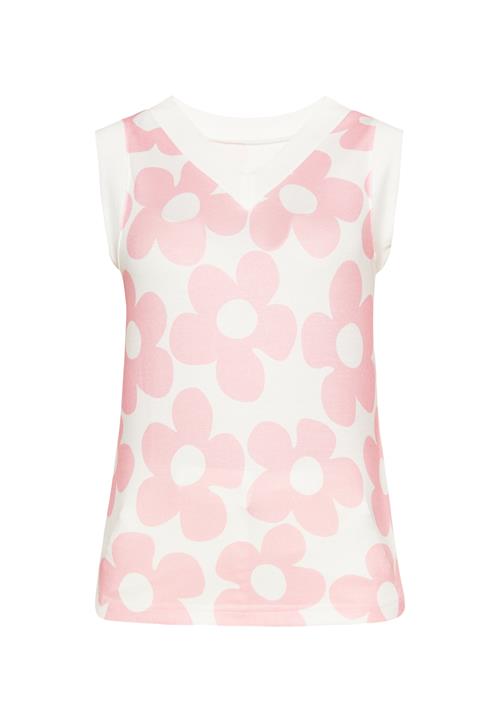 usha BLUE LABEL Overdel  pink / hvid