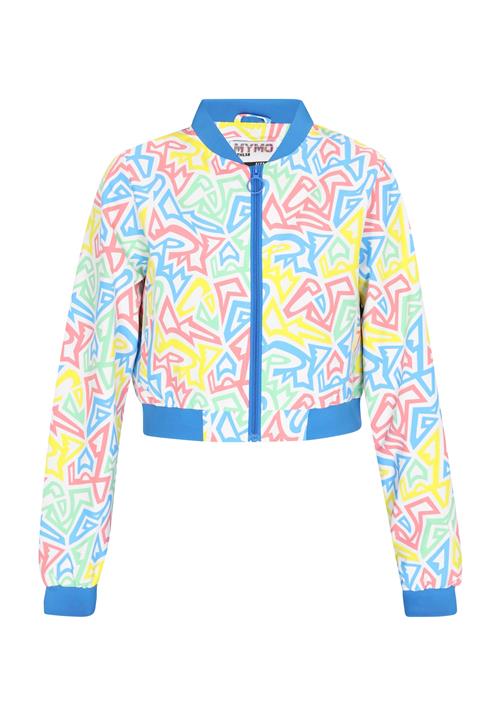 myMo ATHLSR Overgangsjakke  azur / citron / pink / offwhite