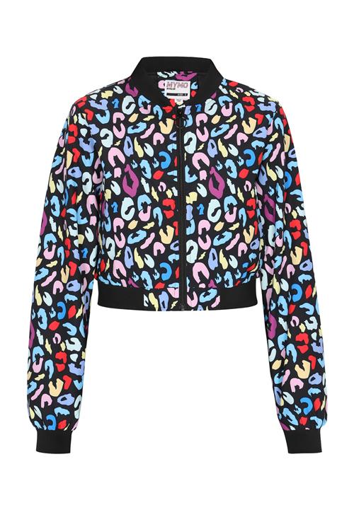 myMo ATHLSR Overgangsjakke  turkis / pastelblå / pastelgrøn / sort