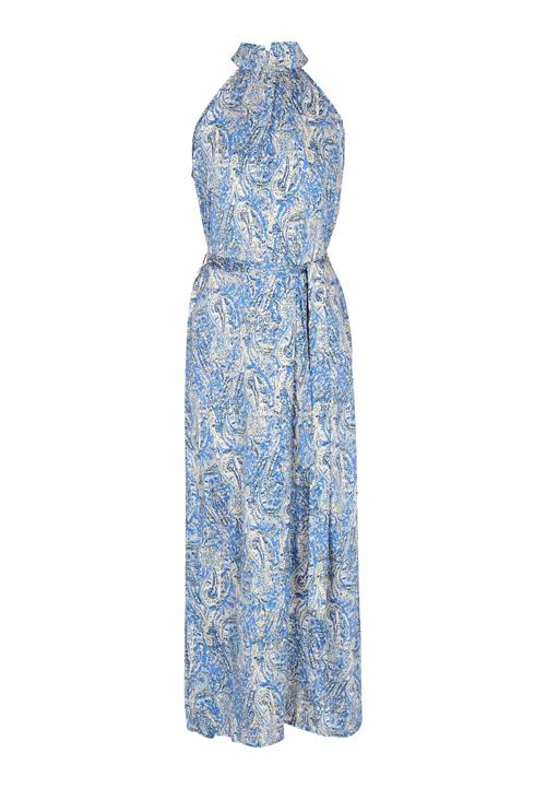 IZIA Kjole  beige / blå / hvid