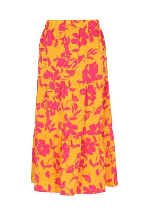 IZIA Nederdel 'Fashion Look'  neonorange / pink