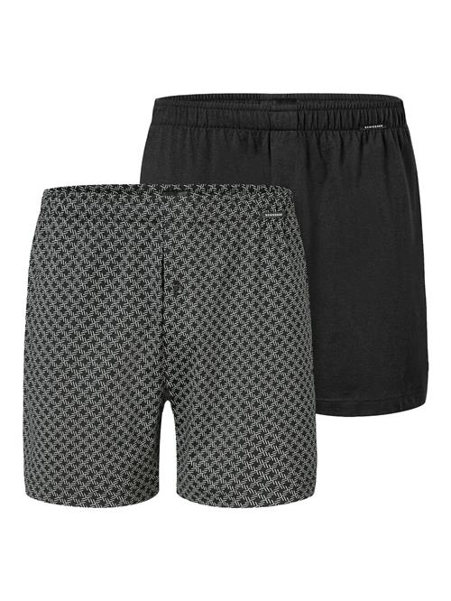 SCHIESSER Boksershorts ' Basic '  grå / sort