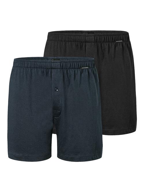SCHIESSER Boksershorts 'Basic'  marin / sort