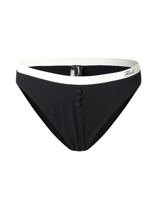 Karl Lagerfeld Bikinitrusse  sort / hvid