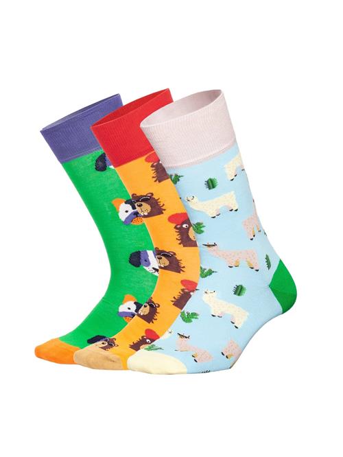 Se DillySocks Sokker 'Geschenkbox - Paws & Friends (3er Box)'  blandingsfarvet hos About You