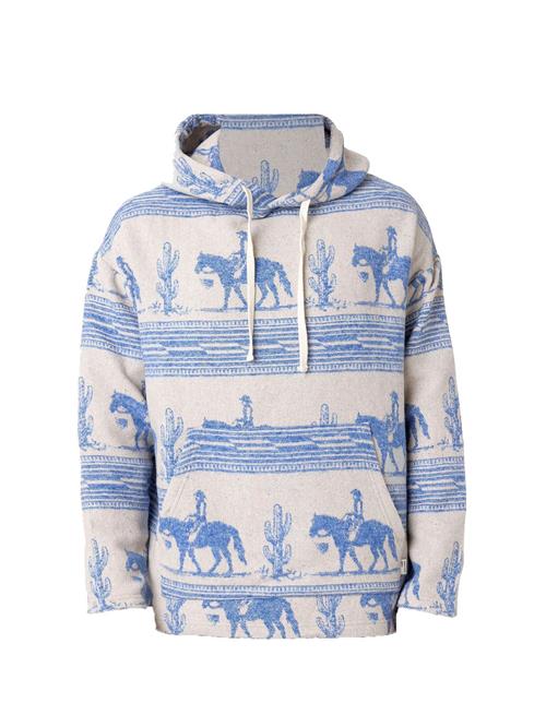Dandalo Sweatshirt  blå / hvid