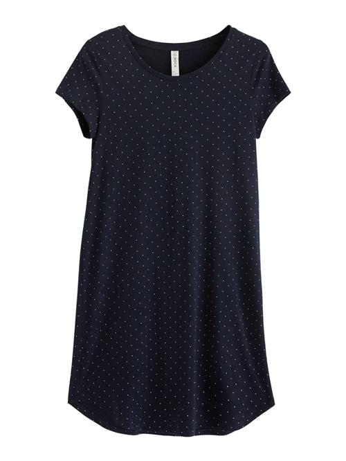 Lindex Natskjorte  mørkeblå / offwhite