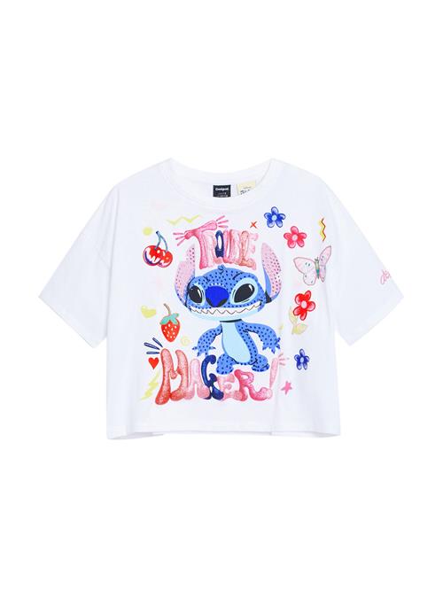 Desigual Bluser & t-shirts 'Stitch'  blå / pink / hvid