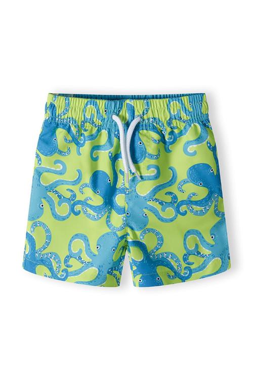 MINOTI Badeshorts  azur / kiwi / sort / hvid