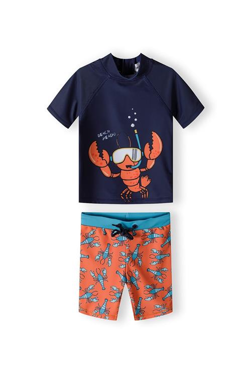 MINOTI UV-beskyttelse  creme / navy / lyseblå / lyseorange