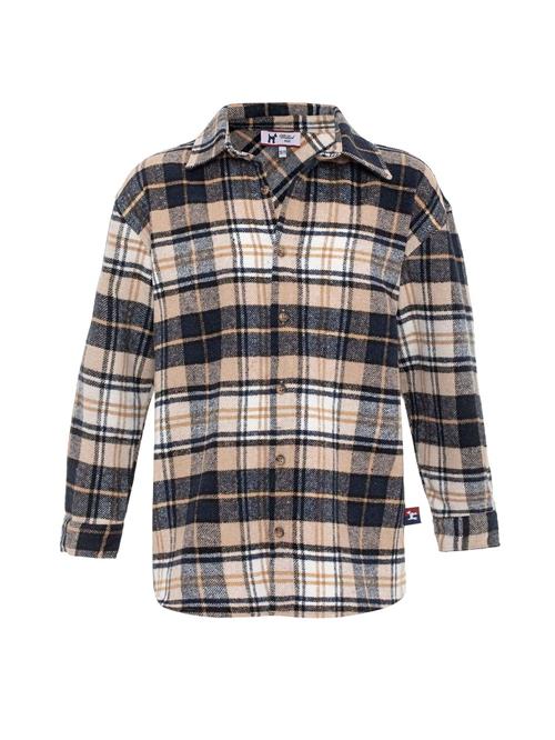 Williot Skjorte  beige / navy / hvid