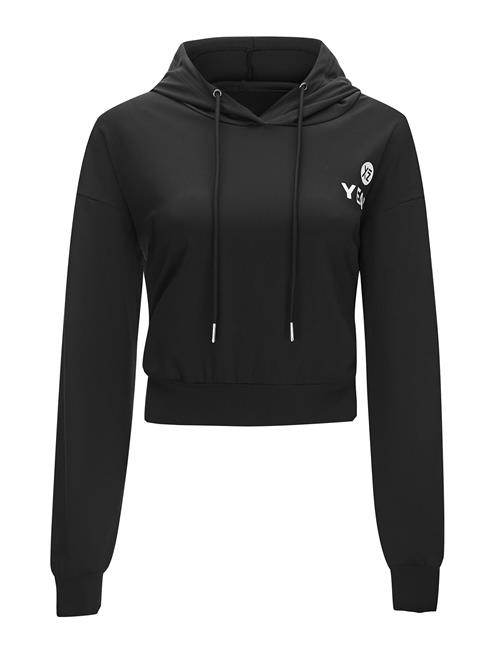 YEAZ Sportsweatshirt 'Mood'  sort / hvid