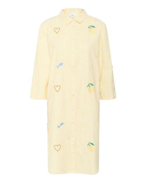 SAINT TROPEZ Blusekjole 'Zytta'  citron / blandingsfarvet