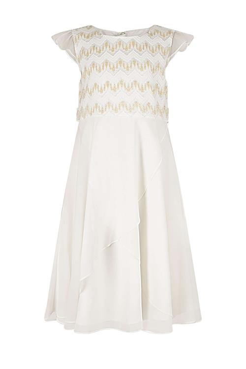 happy girls Kjole  guld / hvid