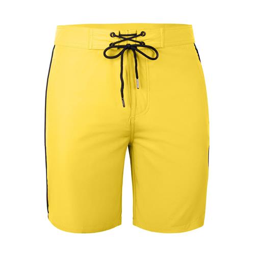 YEAZ Badeshorts 'Davey'  citron / sort / hvid