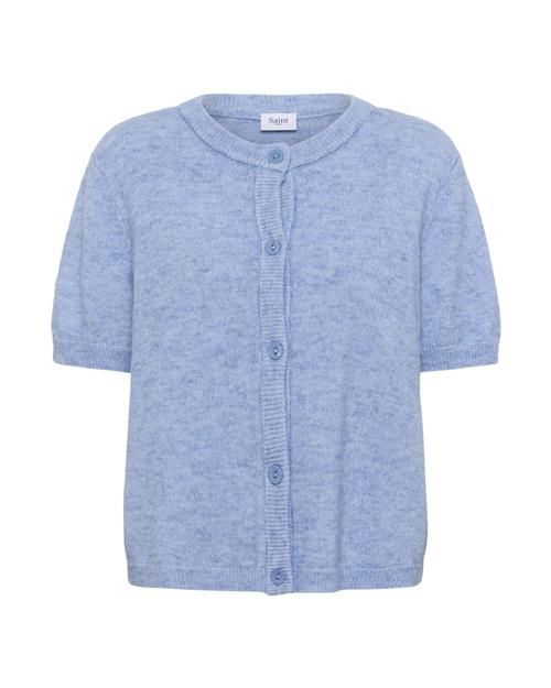 SAINT TROPEZ Cardigan 'Zanett'  blå-meleret