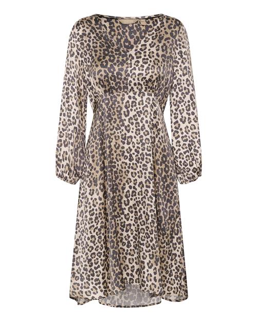 CULTURE Kjole 'CULeona Berna'  brun / sort / æggeskal