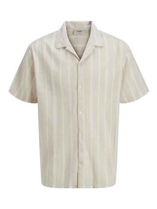 JJ Rebel Skjorte 'JREBMAIMI'  lysebeige / hvid