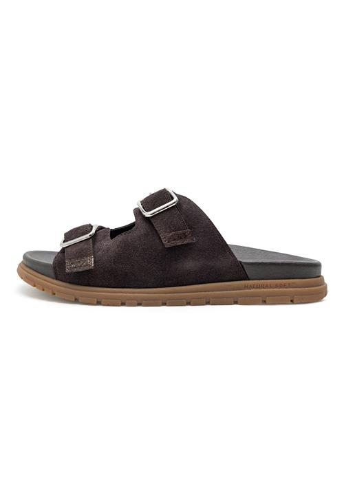 WODEN Pantoletter 'Victoria'  mørkebrun