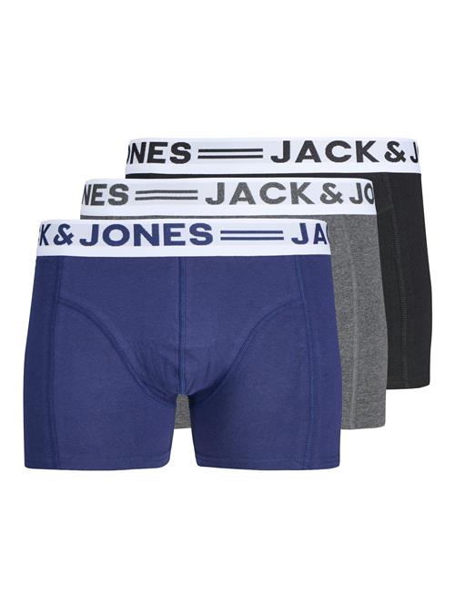 JACK & JONES Boksershorts 'Sense'  mørkeblå / mørkegrå / sort / offwhite