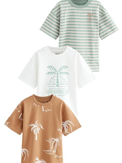 Next Shirts  brun / grøn / hvid